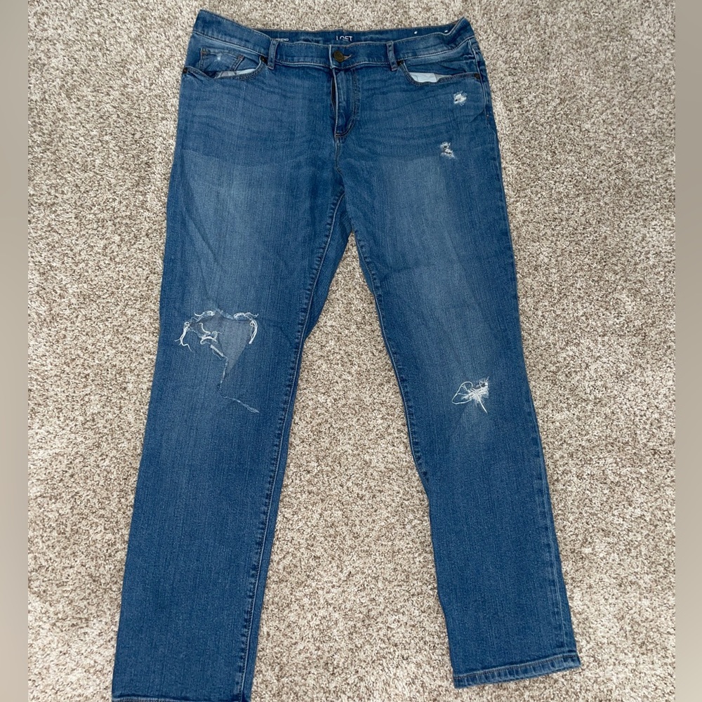Loft Distressed Jeans